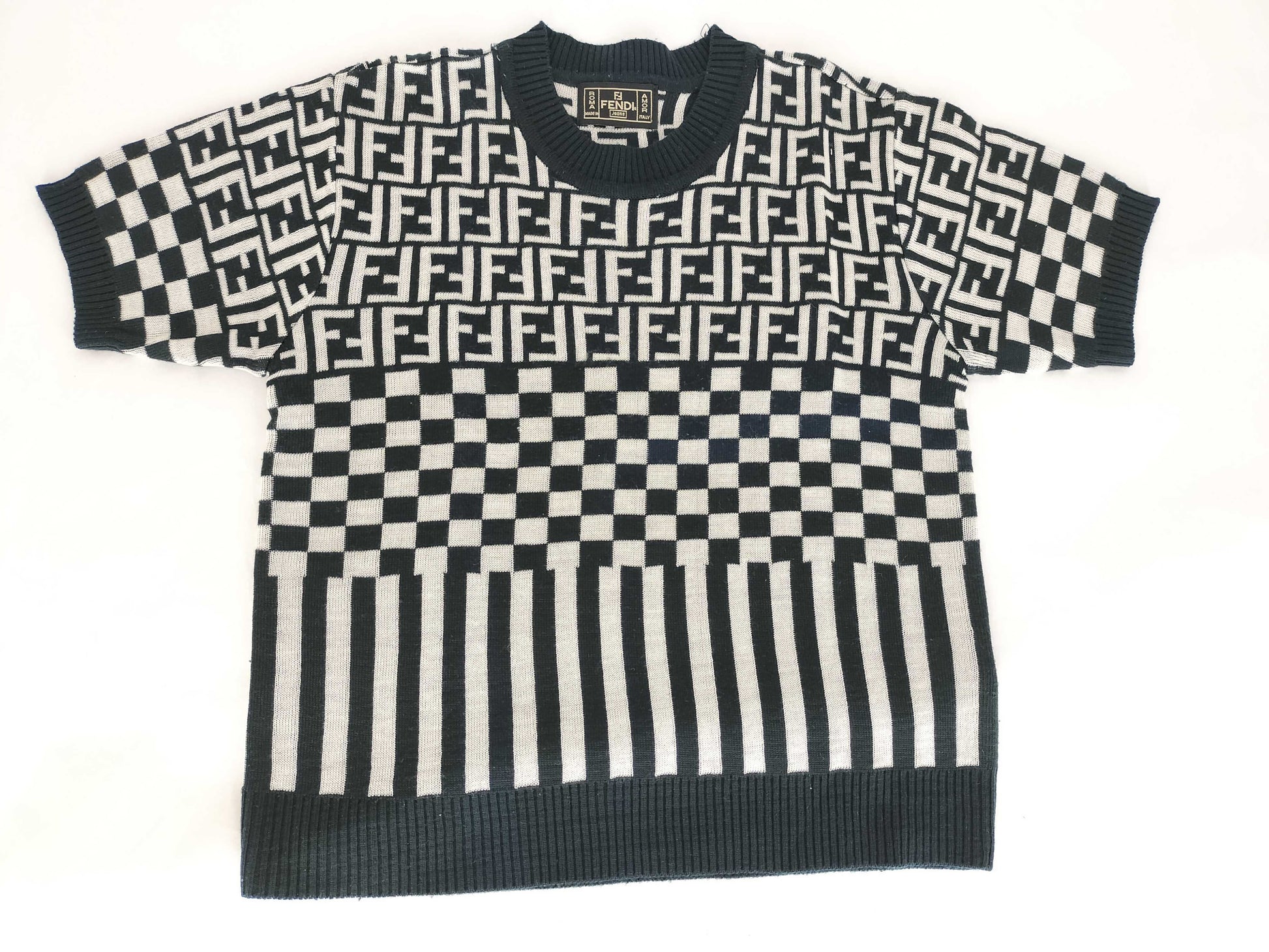 FENDI Zucca print short sleeve top