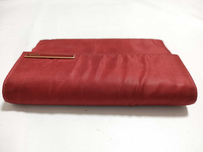 PRADA Nylon Nylon x Leather Folding Wallet