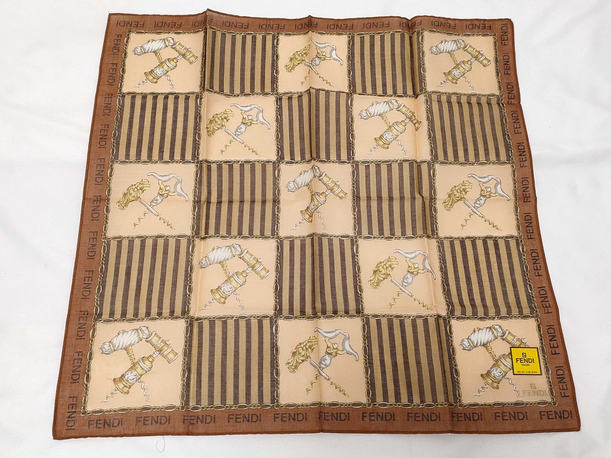 FENDI Unused Handkerchief*2 Other Accessories