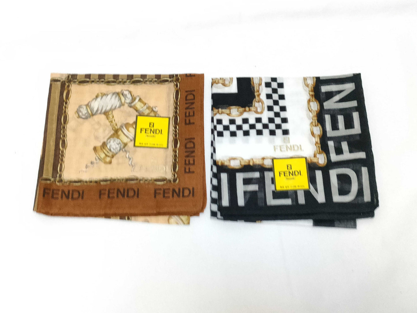 FENDI Unused Handkerchief*2 Other Accessories