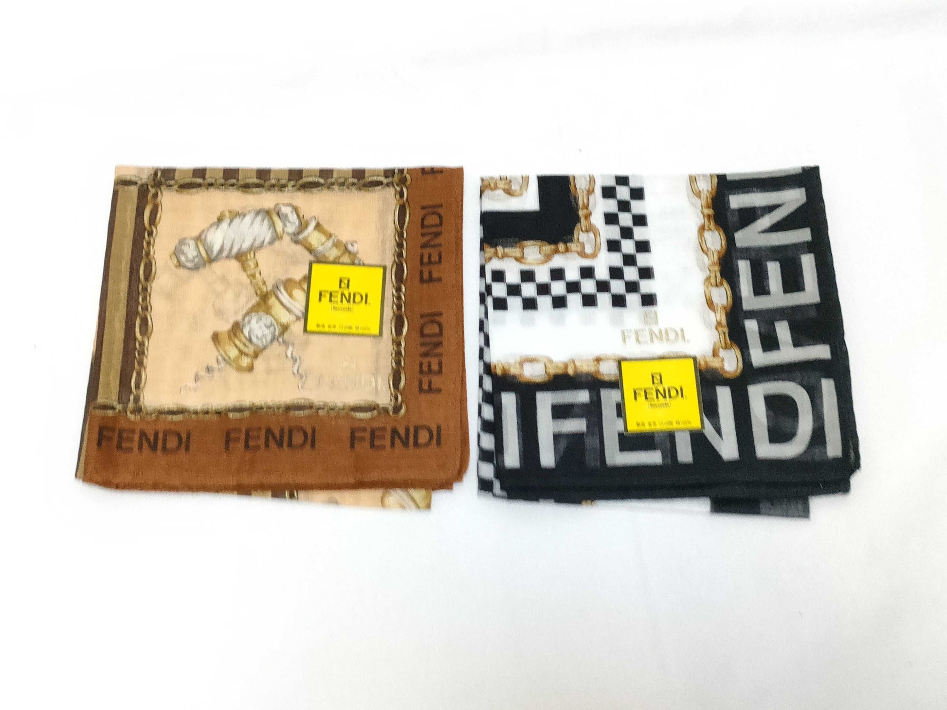 FENDI Unused Handkerchief*2 Other Accessories