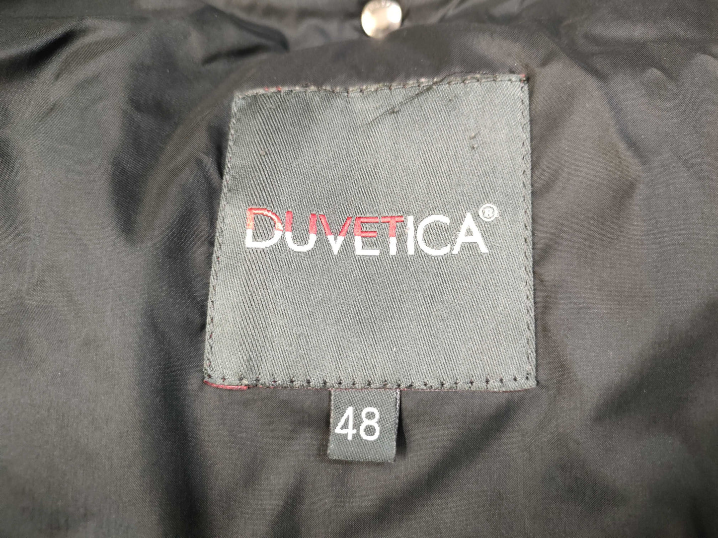 DUVETICA Down Coat Green Fur Jacket