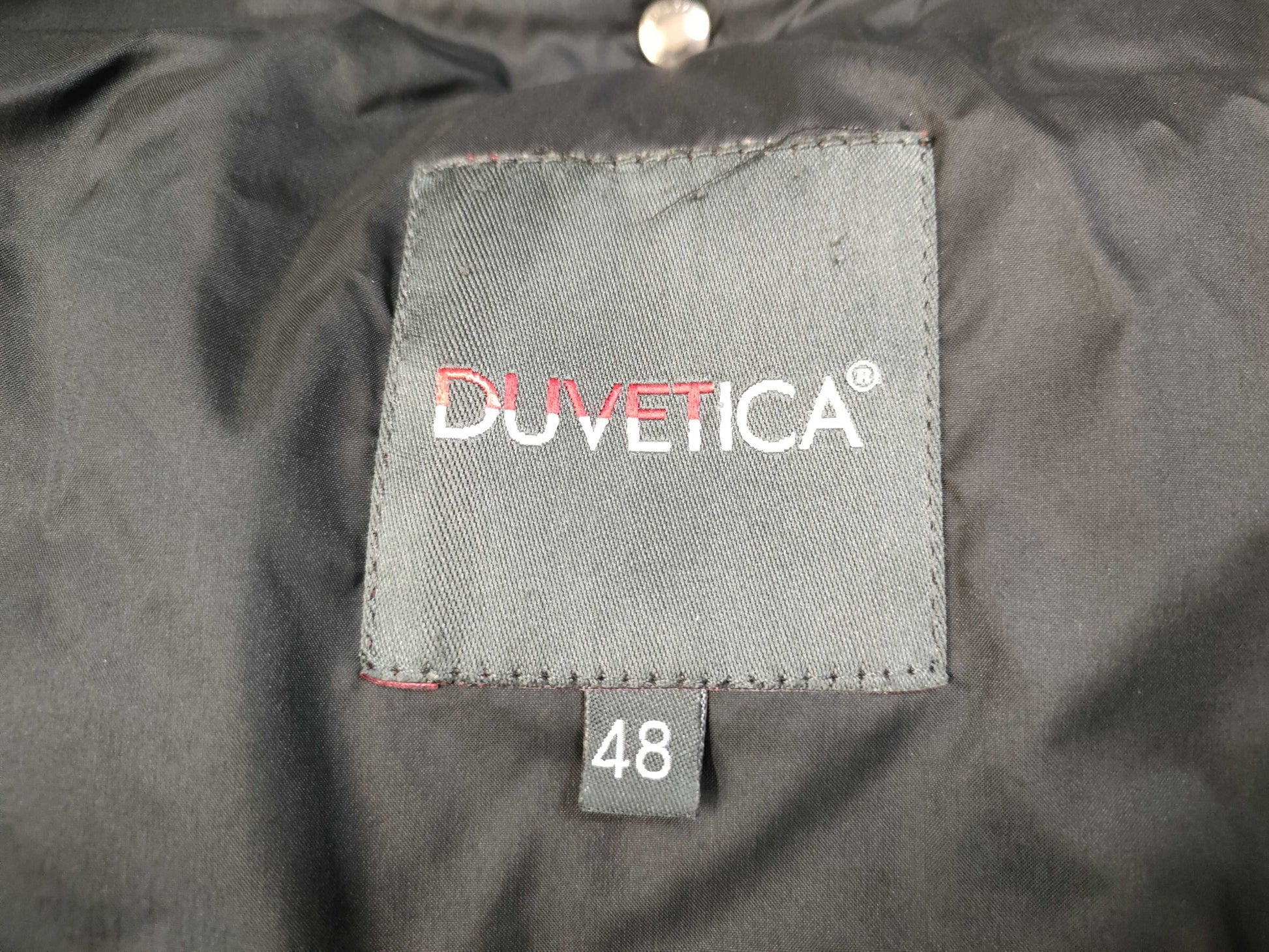 DUVETICA Down Coat Green Fur Jacket