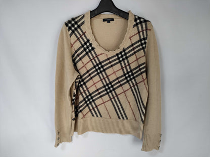 BURBERRY □ BURBERRY knit check top