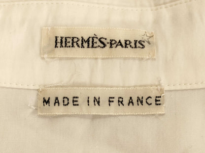 HERMES White Top 100% Cotton Shirt