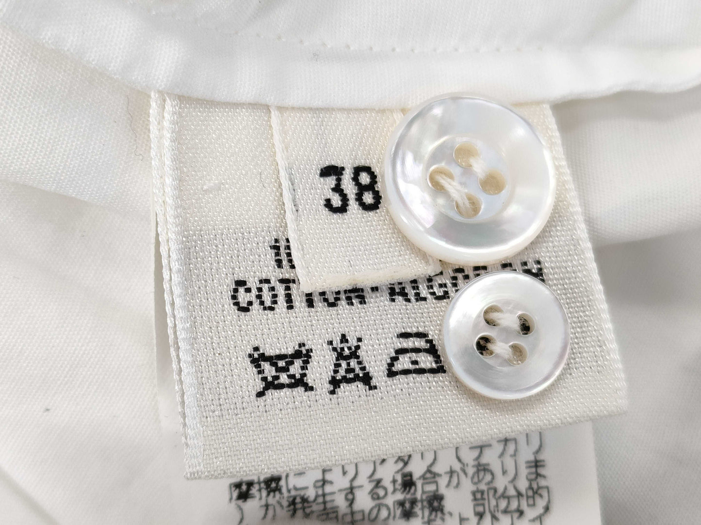 HERMES White Top 100% Cotton Shirt