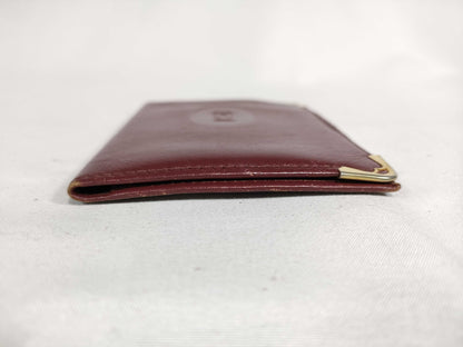 Cartier Bordeaux Pass Case, Card Case, Pass Case, Business Card Case