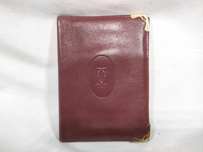 Cartier Bordeaux Pass Case, Card Case, Pass Case, Business Card Case