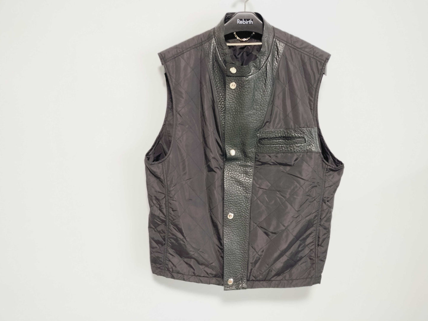 LOUIS VUITTON Nylon x Leather Vest Vest