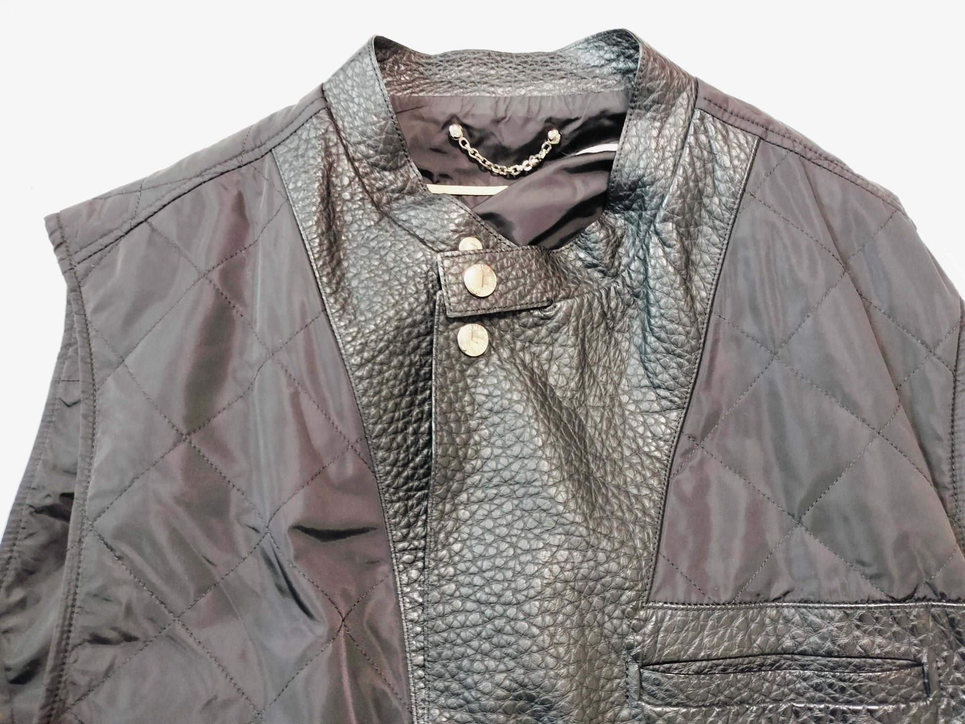 LOUIS VUITTON Nylon x Leather Vest Vest