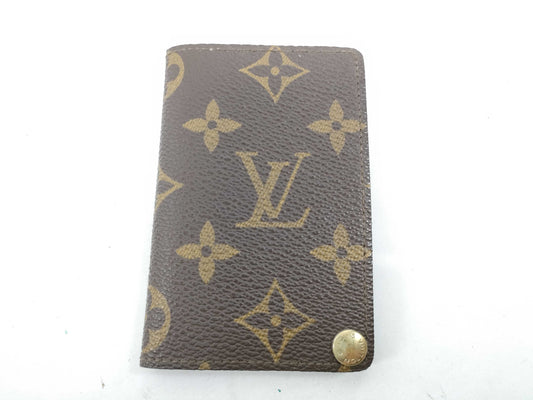 LOUIS VUITTON Monogram Porto Carte Credit Presion Card Case, Pass Case, Business Card Holder