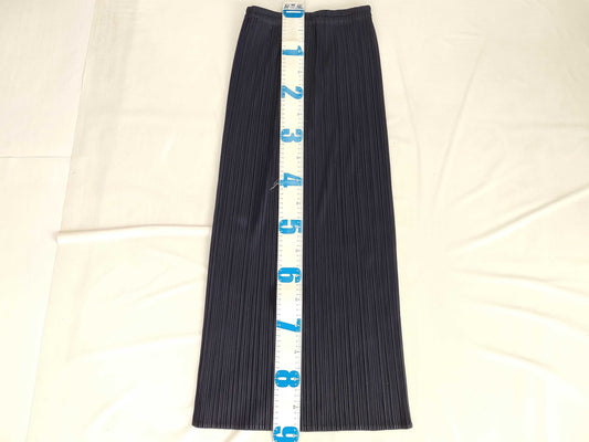 PLEATS PLEASE Pleated Navy Skirt