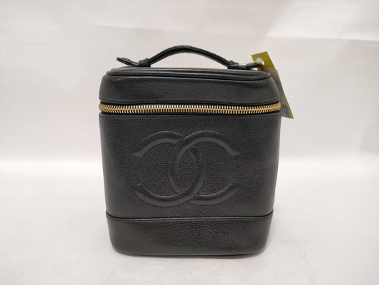 CHANEL Caviar Skin Vanity Vanity Bag
