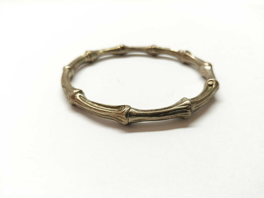 Tiffany & Co. Bamboo Bangle Bracelet, Sterling Silver, 47.1g