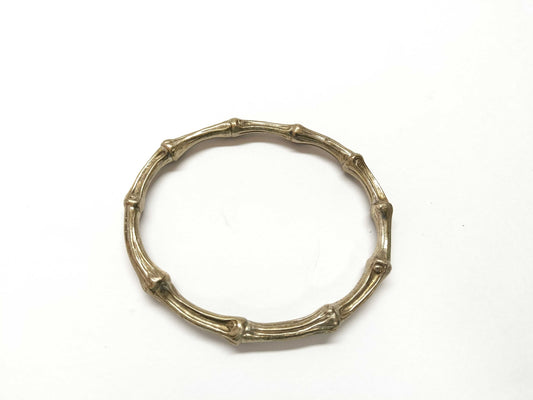 Tiffany & Co. Bamboo Bangle Bracelet, Sterling Silver, 47.1g
