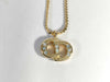 Dior logo gold necklace necklace
