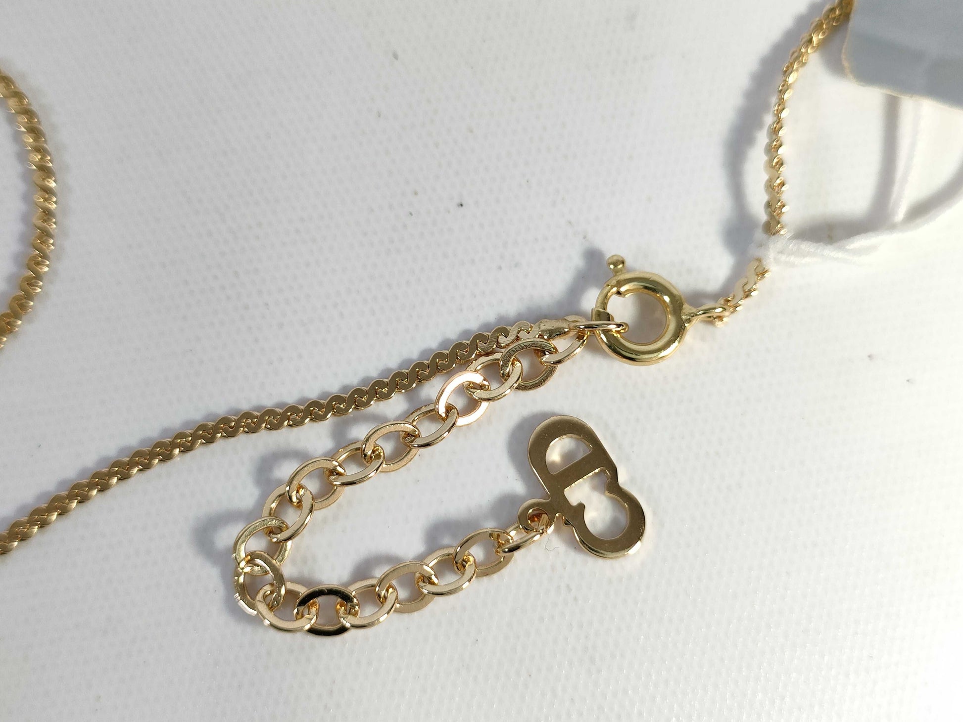 Dior logo gold necklace necklace