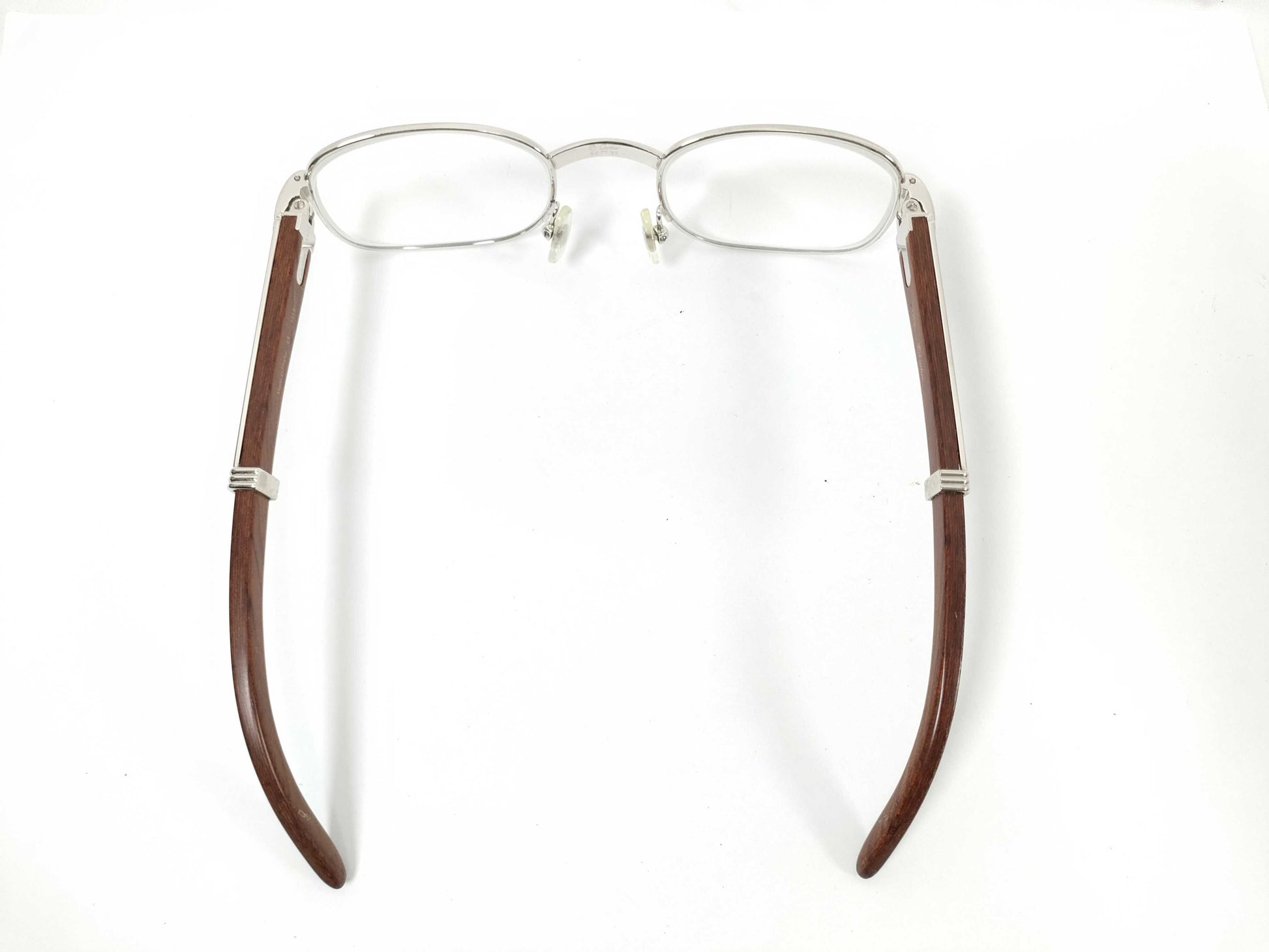 Cartier Glasses 135B Wood Trinity Sunglasses