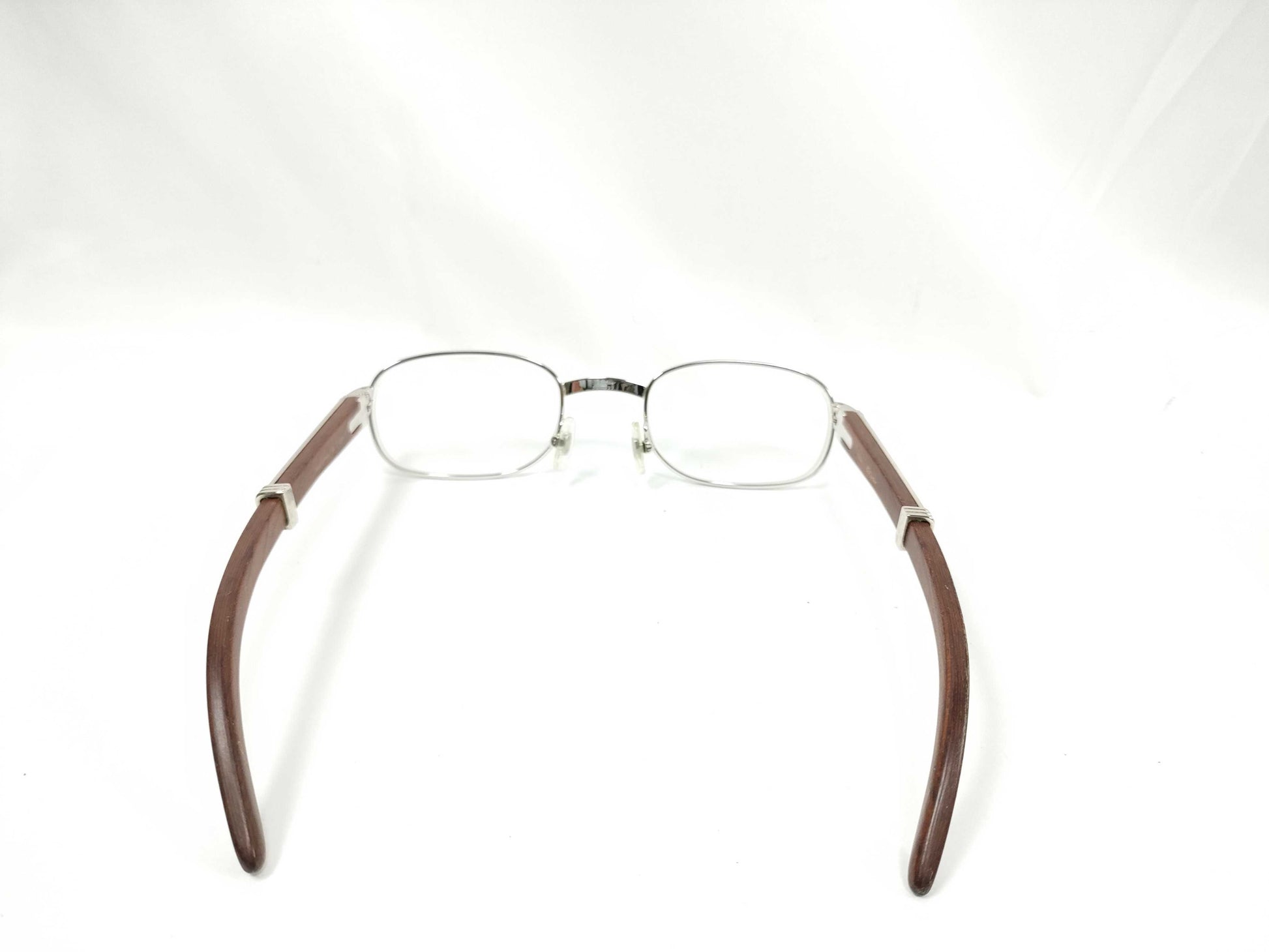 Cartier Glasses 135B Wood Trinity Sunglasses