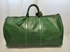 LOUIS VUITTON Epi Keypol 50 Green VI 8912 with Cadena Corner Polishing Boston Bag