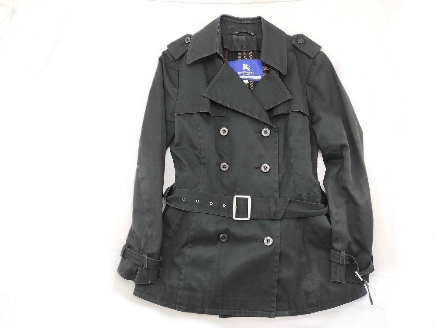 BURBERRY Blue Label Blue Label Liner Check Coat Jacket