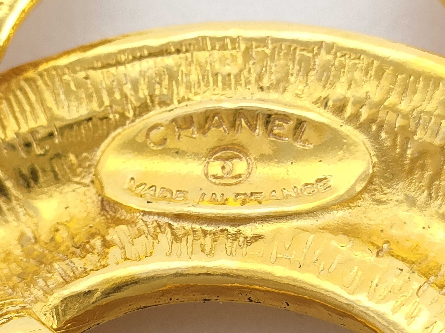 CHANEL Coco Mark Coco Brooch Gold Brooch