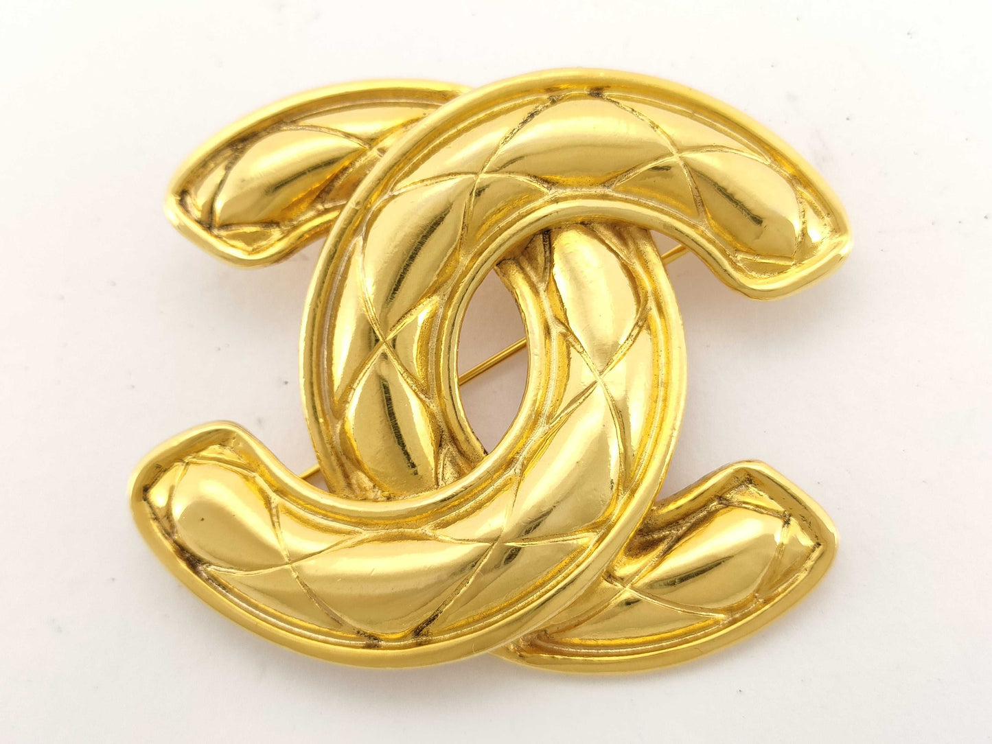 CHANEL Coco Mark Coco Brooch Gold Brooch