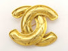 CHANEL Coco Mark Coco Brooch Gold Brooch