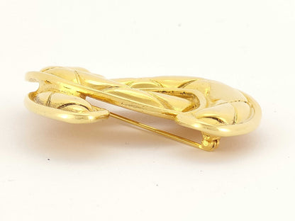 CHANEL Coco Mark Coco Brooch Gold Brooch