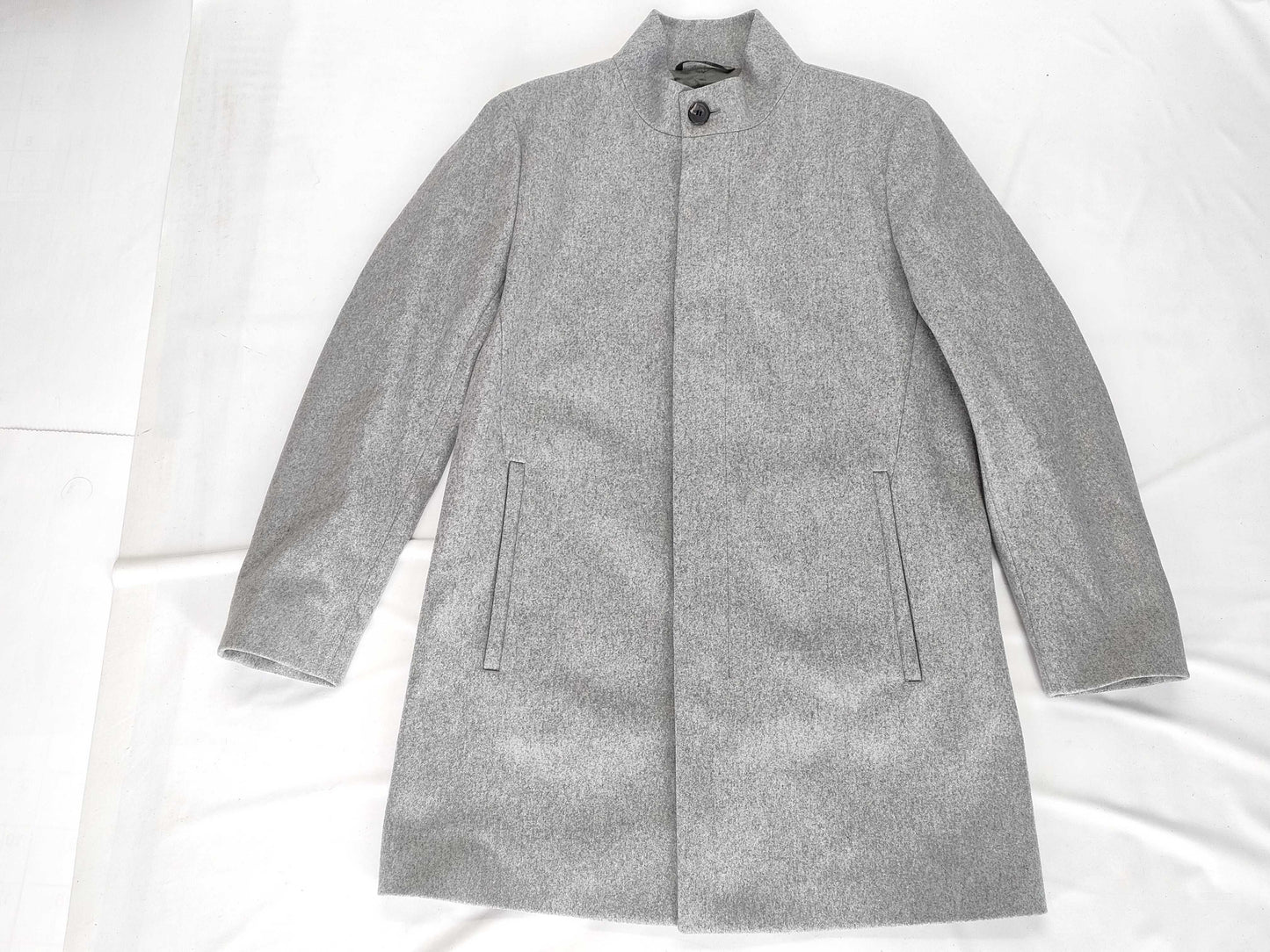 theory stand collar coat coat