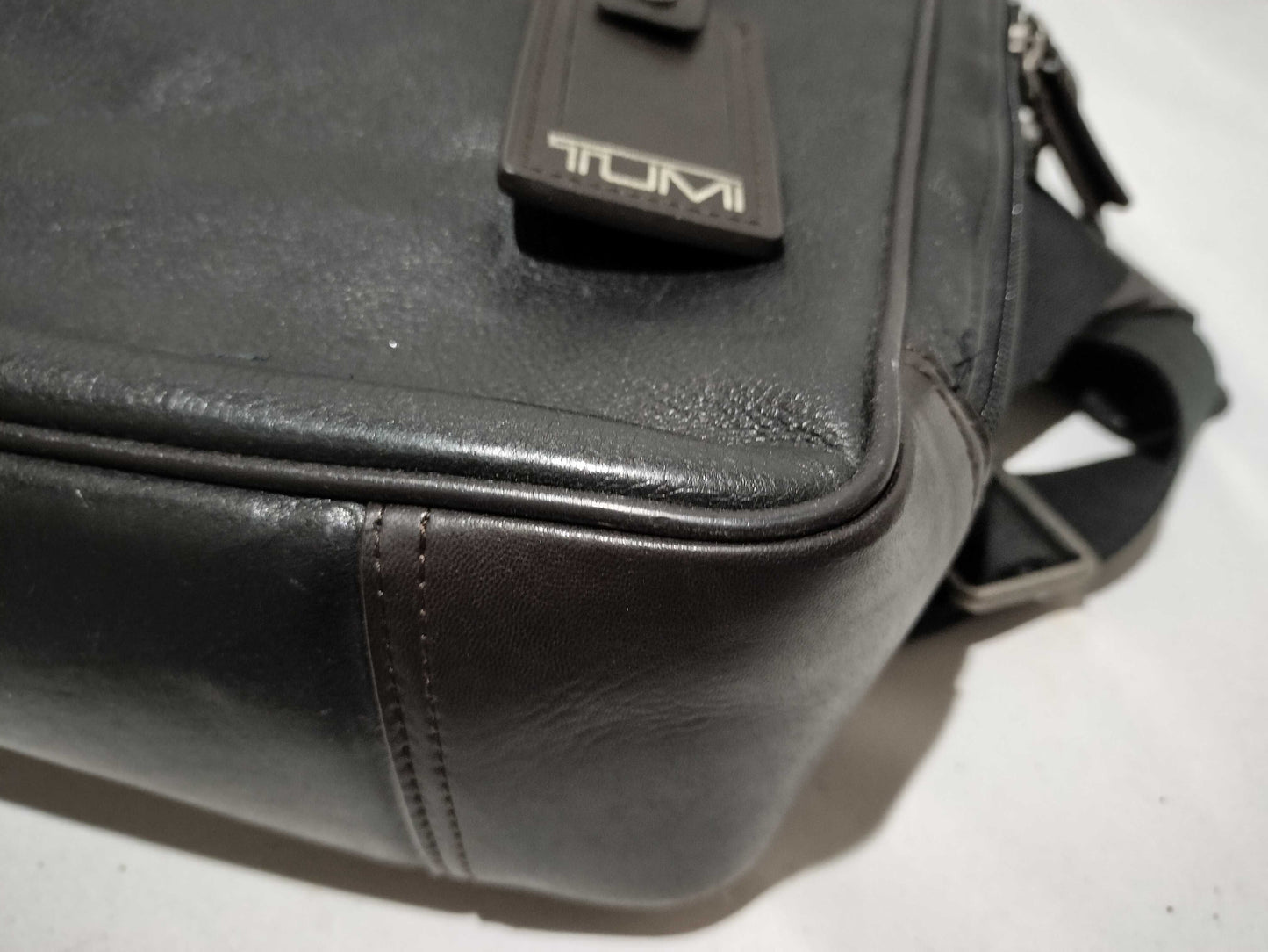 TUMI Leather Business Bag 2-Way Business Bag