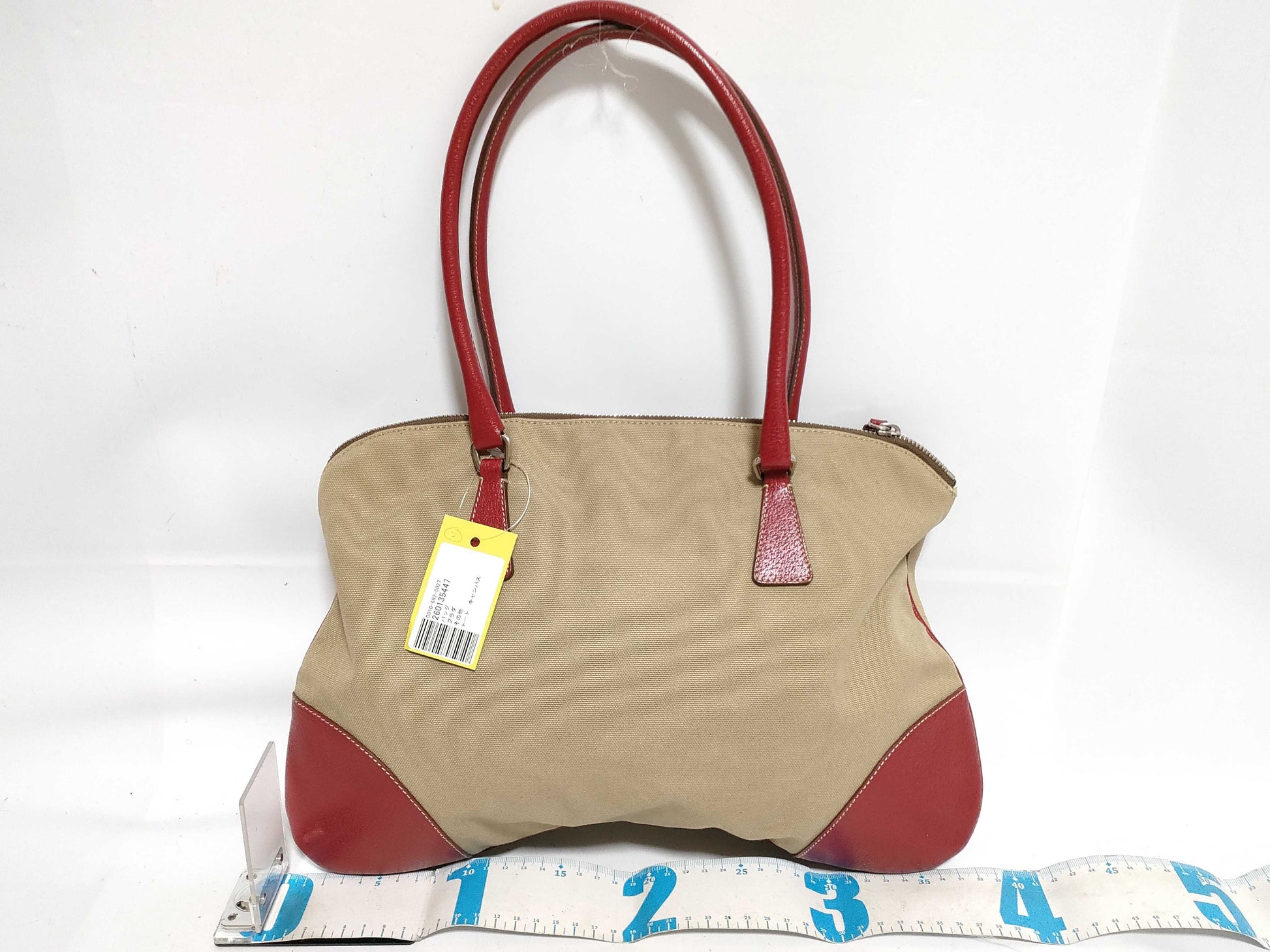 PRADA Tote Canvas Tote Bag