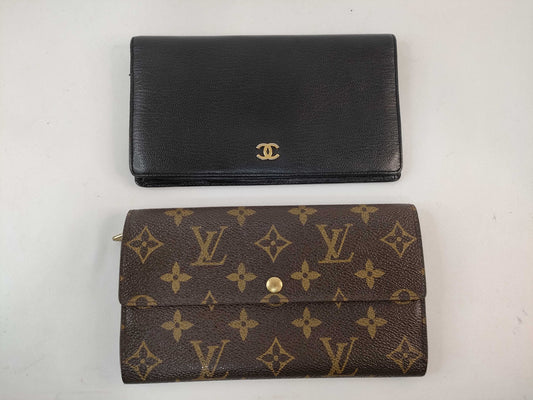 CHANEL Coco Mark Coco Bi-Fold Long Wallet and Other Wallets