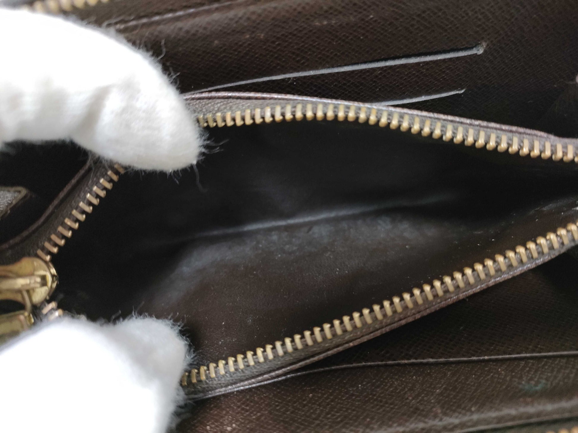 LOUIS VUITTON Monogram Pouch/Damier Long Wallet/Key Case 3-Piece Set Other Accessories