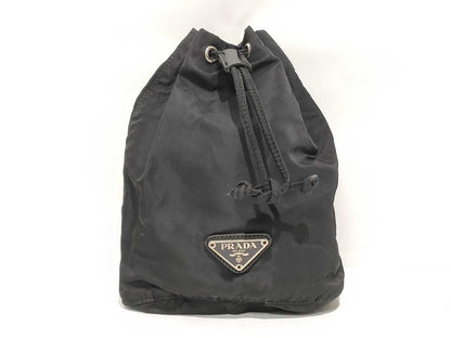 PRADA nylon drawstring bag pouch