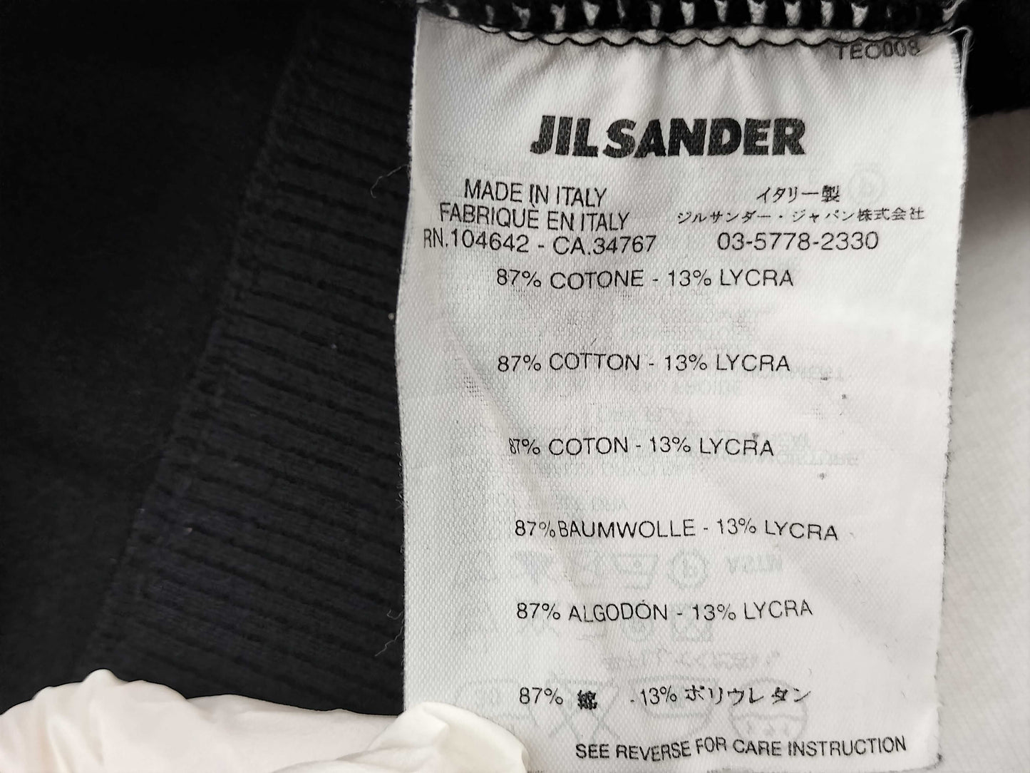 JILSANDER Crew Neck Sweater Tops