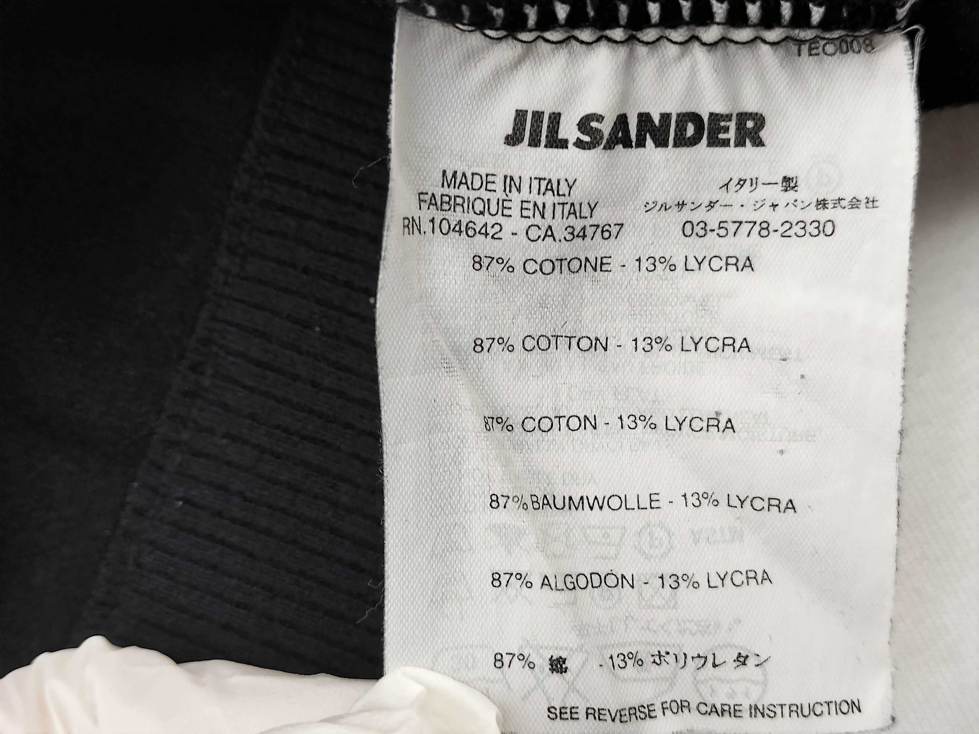 JILSANDER Crew Neck Sweater Tops