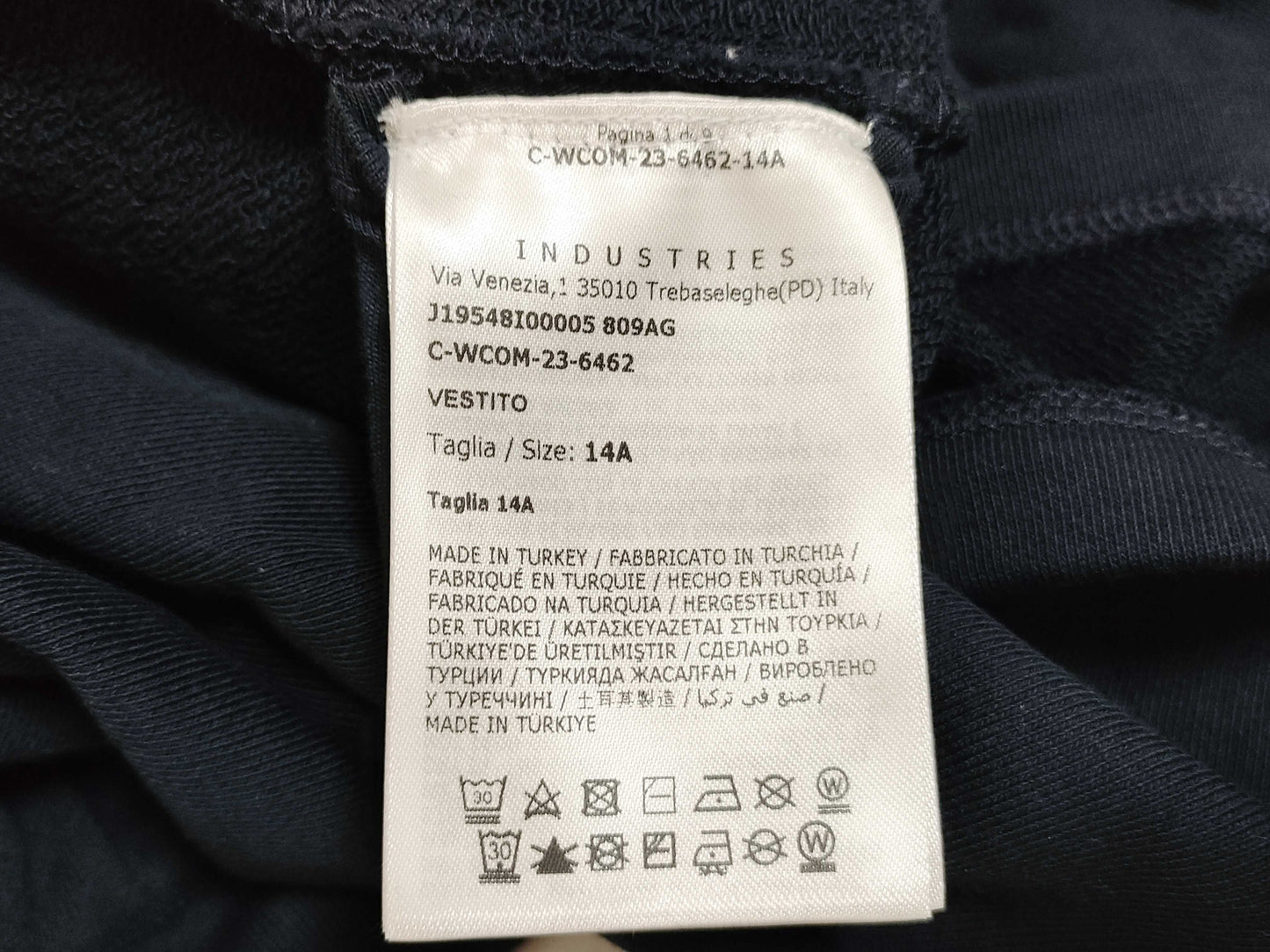 MONCLER logo dress, unused with tags