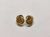 Dior Earrings Gold Twist Earrings