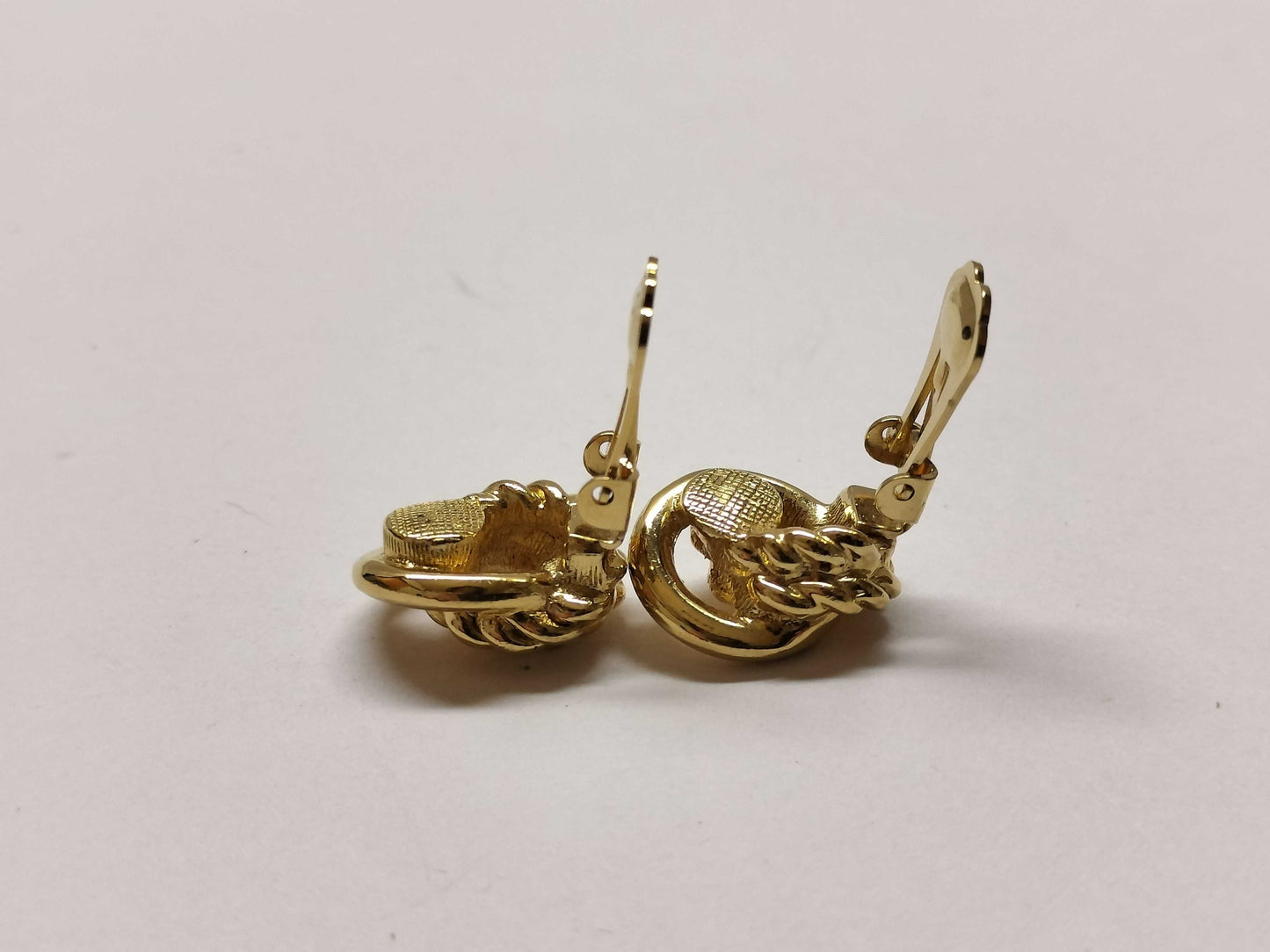 Dior Earrings Gold Twist Earrings