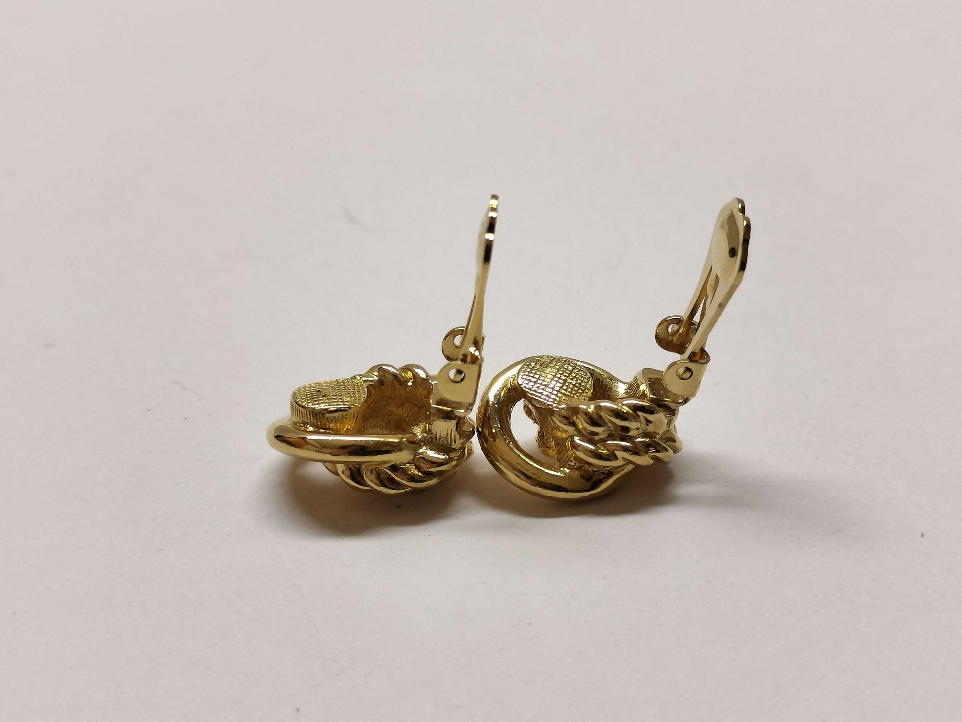 Dior Earrings Gold Twist Earrings