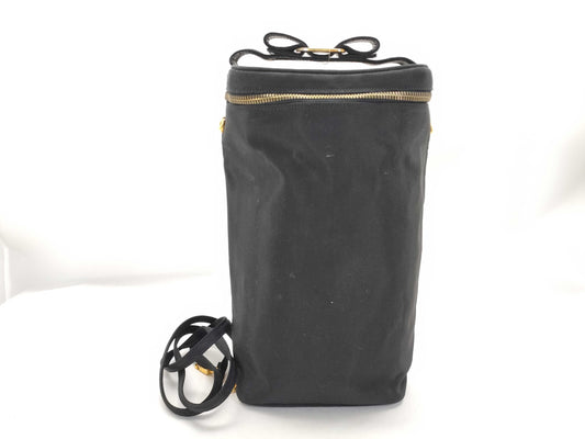 Salvatore Ferragamo Nylon Vanity Vanity Bag with Vala ST