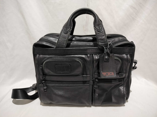 TUMI TUMI 96141DH Leather Briefcase Business Bag