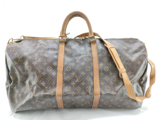 LOUIS VUITTON Monogram M41412 Keepall Bandouliere 60 Boston Bag