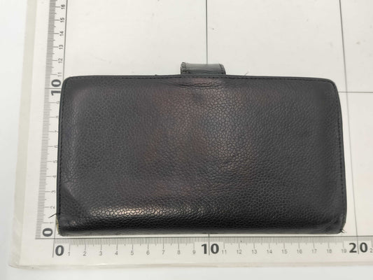 CHANEL Caviar Skin Long Wallet Wallet
