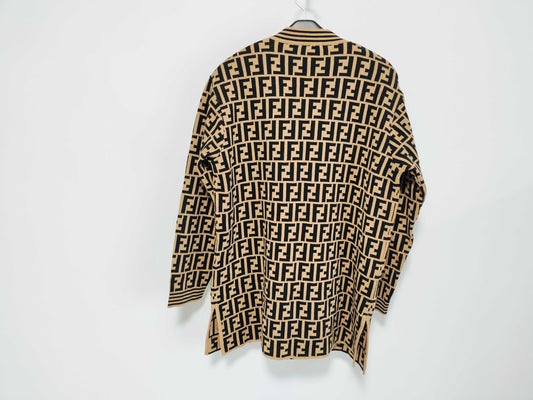 FENDI Zucca print cardigan