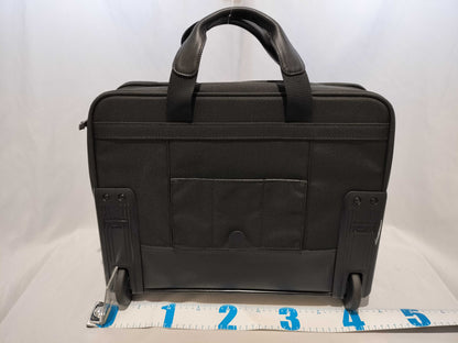 TUMI Canvas Nylon Carry Case Black Business Bag