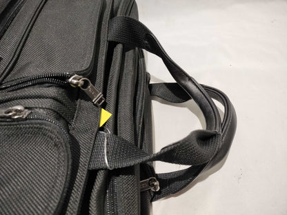 TUMI Canvas Nylon Carry Case Black Business Bag