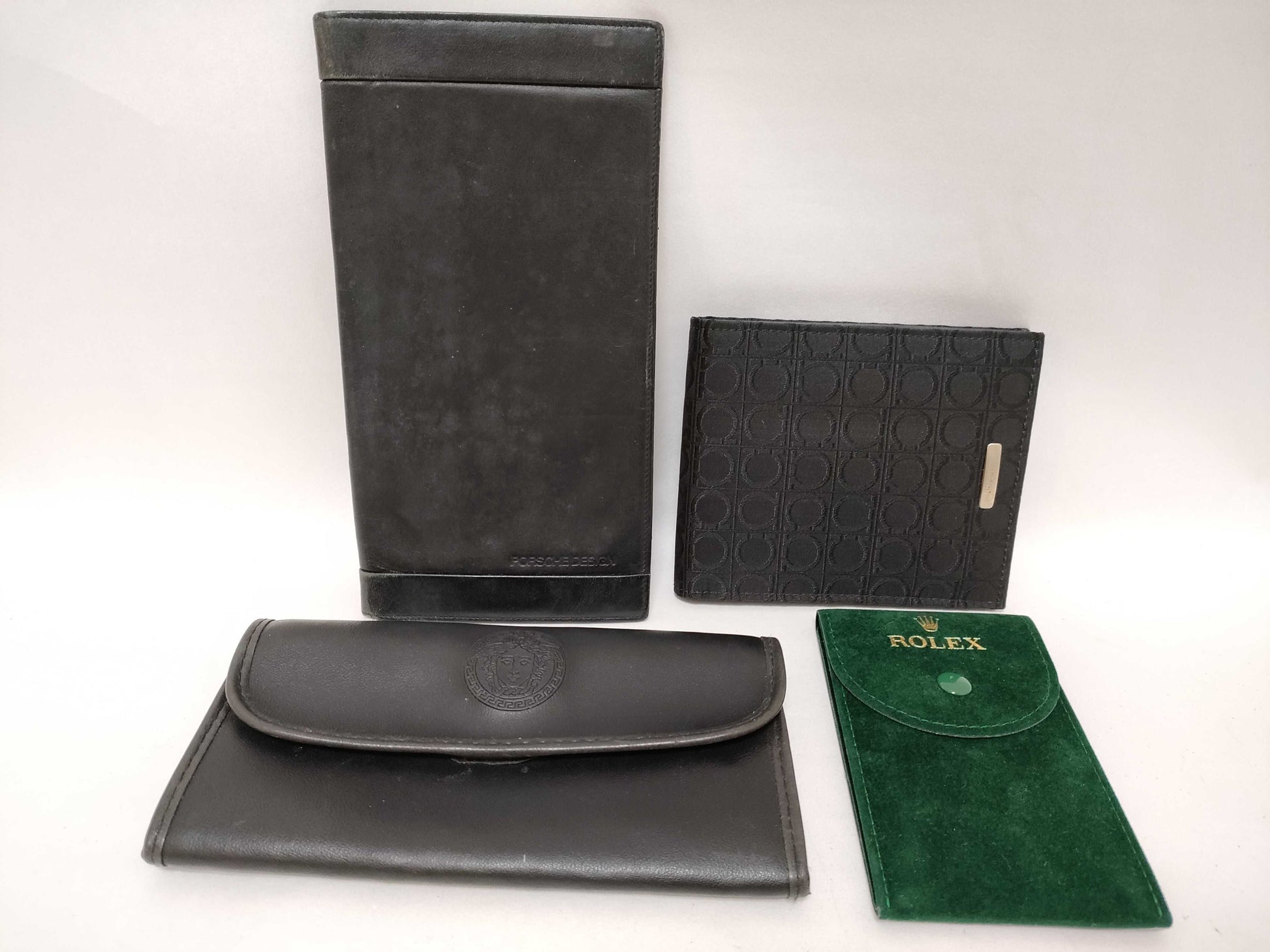 ROLEX, Ferragamo, Versace wallets and 4 other items Other accessories