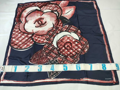 CHANEL Camellia Camellia/Coco Scarf